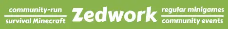 Баннер сервера Zedwork Vanilla Latest Version